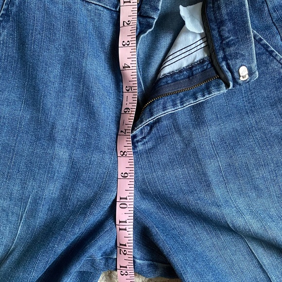 Lee High Waisted Cropped Wide Leg Jeans with Elastic size 6 - Picture 8 of 9